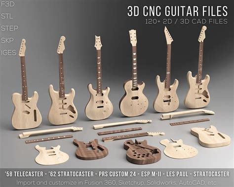 cnc machine guitar building|free electric guitar cnc files.